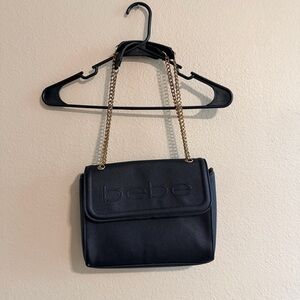 Bebe Lila Flap Chain Shoulder Bag